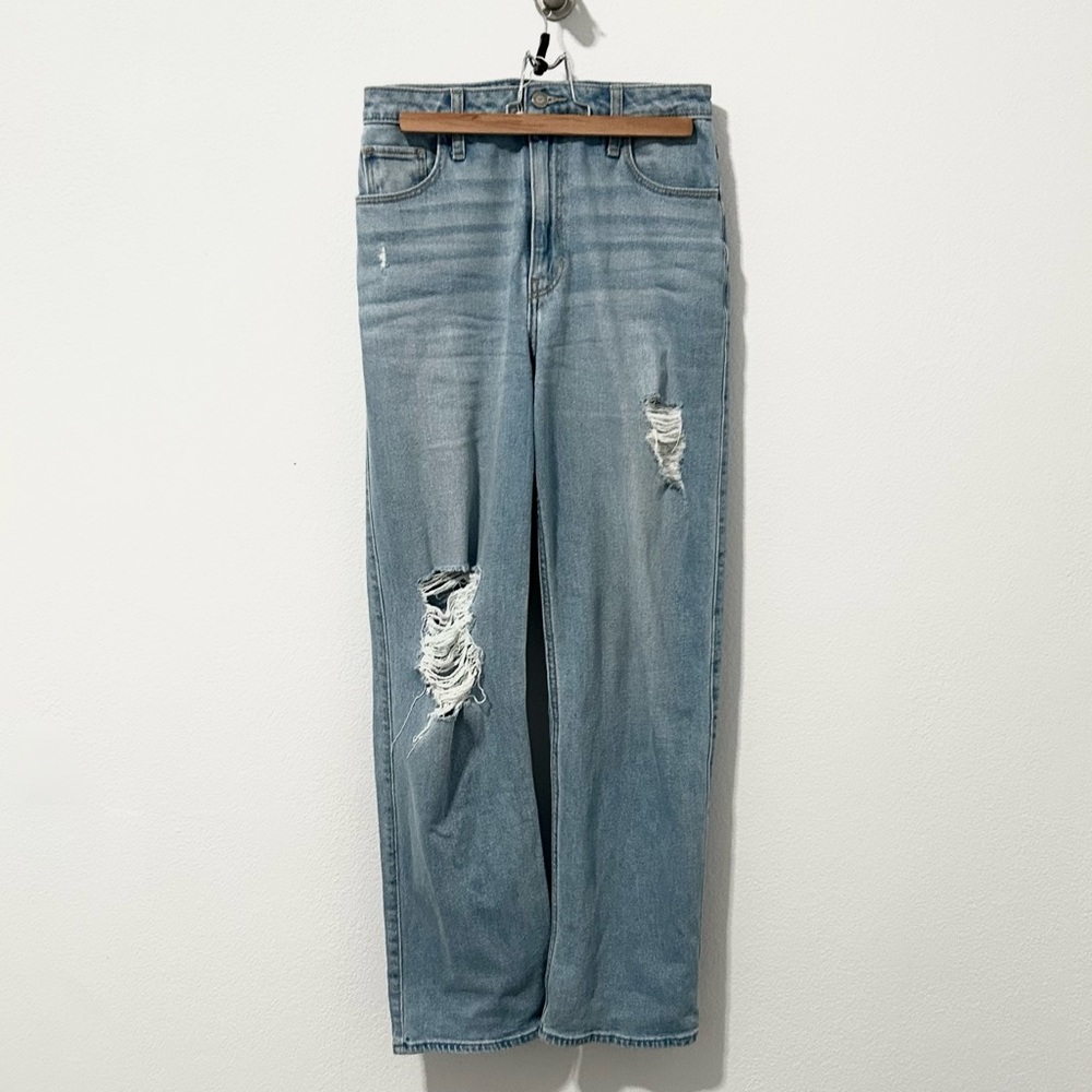 Hollister High Rise Dad Jeans 5R Straight Leg